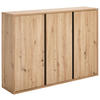 SCHUHSCHRANK Eiche Artisan, Anthrazit  - Anthrazit/Eiche Artisan, KONVENTIONELL, Holzwerkstoff (134,9/96/33,8cm) - Xora