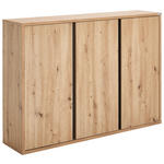HÄNGESCHUHSCHRANK 134,9/96/33,8 cm  - Anthrazit/Eiche Artisan, KONVENTIONELL, Holzwerkstoff (134,9/96/33,8cm) - Xora
