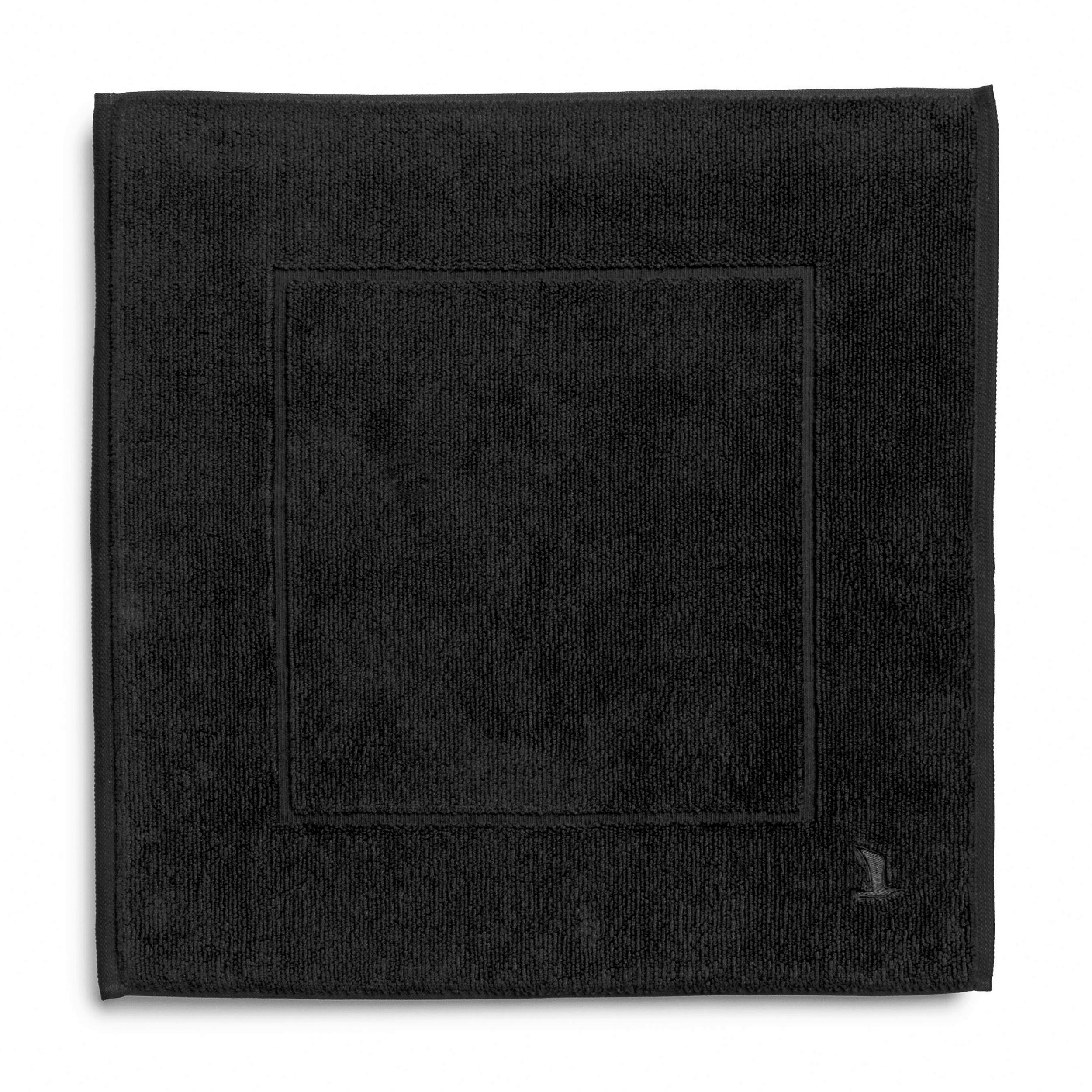 BADTEPPICH Superwuschel Schwarz 60/60 cm  - Schwarz, Basics, Textil (60/60cm) - Moeve