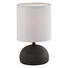 LAMPA STOLNÍ - černá/krémová, Basics, kov/textil (14/23cm) - Boxxx