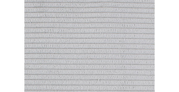 CHAISELONGUE in Feincord Hellgrau  - Hellgrau/Schwarz, Design, Textil/Metall (190/90/95cm) - Carryhome