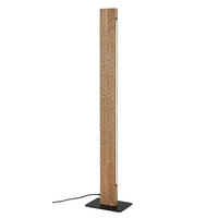 STEHLEUCHTE 18/120/25 cm  - Schwarz/Naturfarben, Trend, Holz/Kunststoff (18/120/25cm) - Collett's Monde