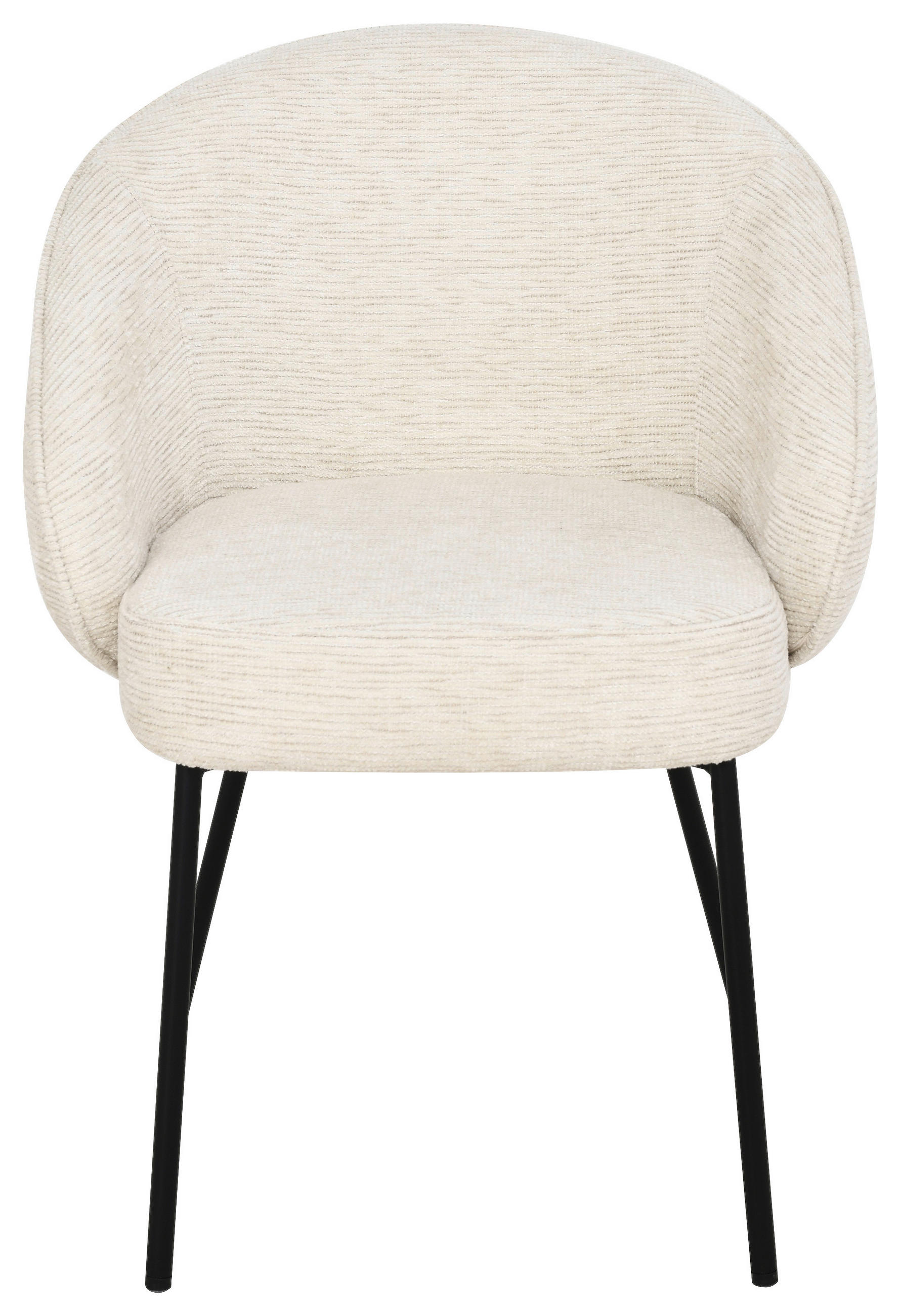 ARMLEHNSTUHL  in Eisen Leinenoptik  - Beige/Schwarz, Basics, Holz/Textil (60/81/62cm) - Livetastic