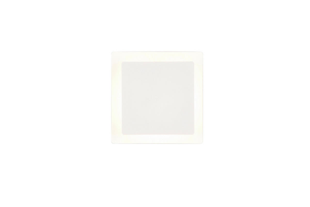 LED-WANDLEUCHTE - Weiss, Design, Metall (18/18/7.2cm) - Trio Leuchten