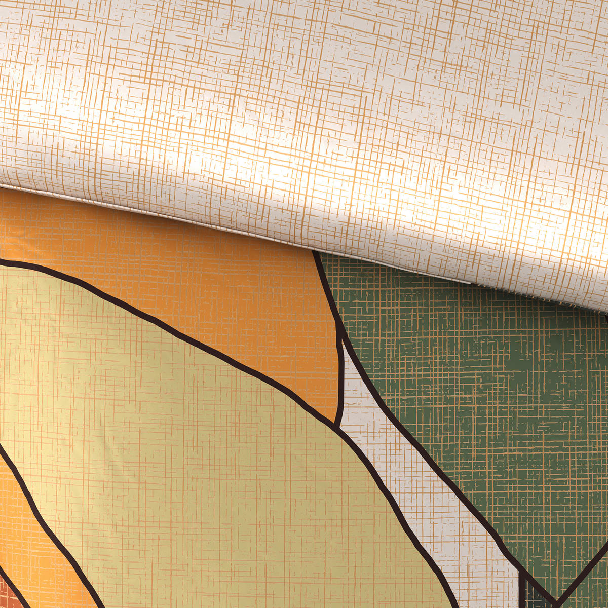 POSTELJINA COSLADA 140/200 cm saten zelena  - zelena, Prirodno, tekstil (140/200cm) - Bio:Vio