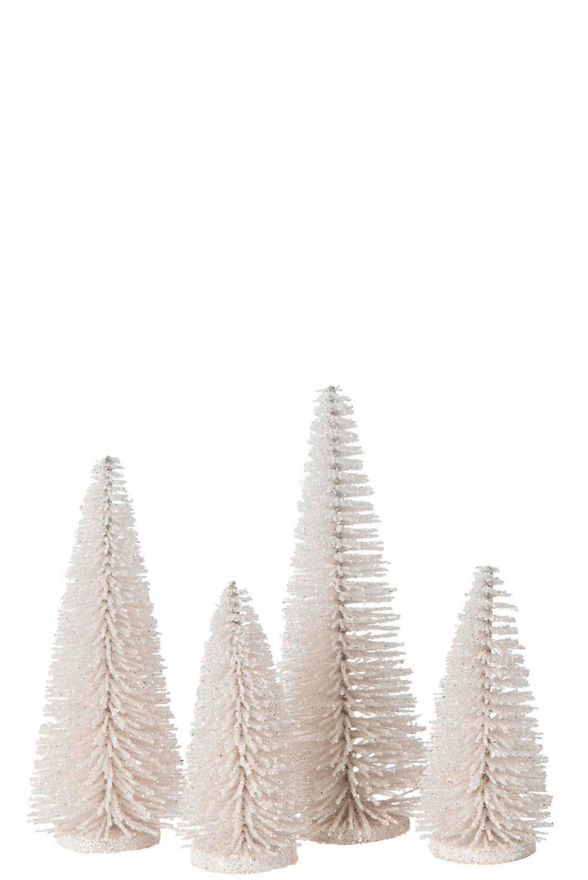 DEKOWEIHNACHTSBAUM Weiss  - Weiss, Basics, Holzwerkstoff/Kunststoff (10/10/15cm)