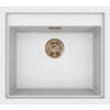 SPÜLE SINTESI 105  - Weiß/Bronzefarben, Basics, Keramik (57/50/21,7cm) - HKT