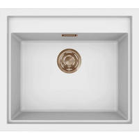SPÜLE SINTESI 105  - Weiß/Bronzefarben, Basics, Keramik (57/50/21,7cm) - HKT