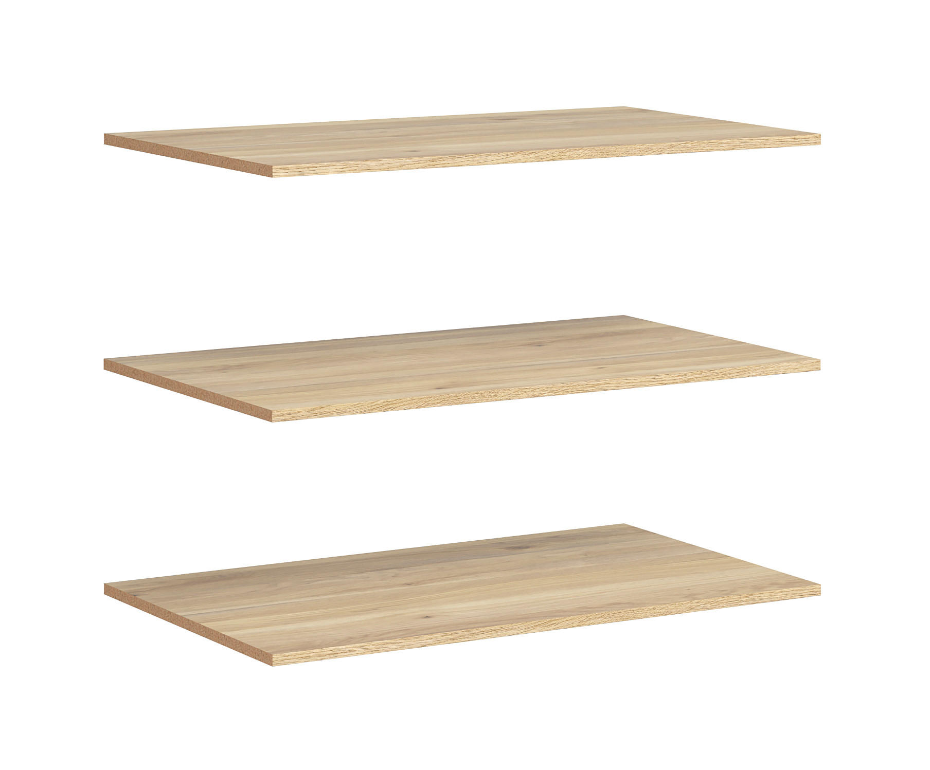 EINLEGEBODENSET 80/1,5/52 cm,  in Eichefarben  - Eichefarben, Basics, Holzwerkstoff (80/1,5/52cm) - Milino