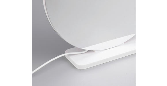LED-DEKOLEUCHTE Football 23/24 cm  - Weiß, LIFESTYLE, Kunststoff/Metall (23/24cm) - Novel