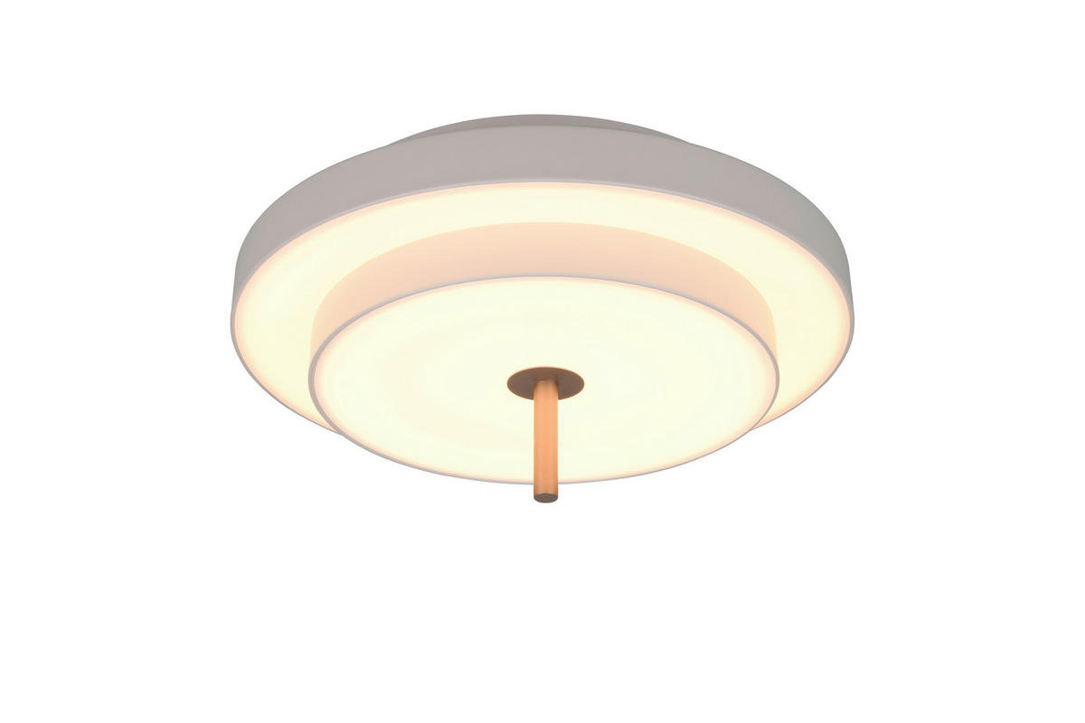 PLAFONIERĂ CU LED - gri, Basics, metal (40/20cm)