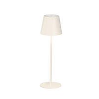 AKKU-TISCHLEUCHTE Viletto 11/36,5 cm  - Sandfarben, KONVENTIONELL, Metall (11/36,5cm)