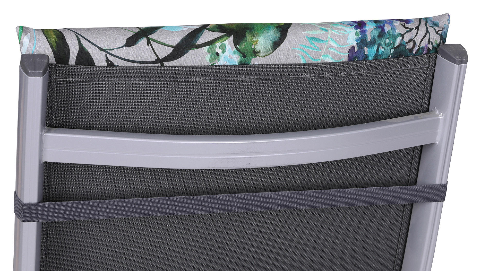 SESSELAUFLAGENSET Blätter  - Anthrazit/Grün, Design, Textil (48/5/108cm)
