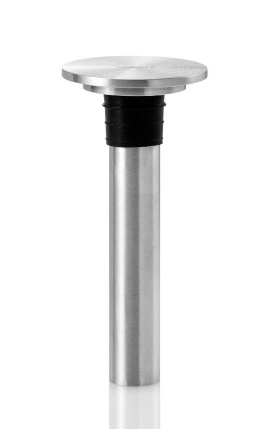 WEINPUMPE - Edelstahlfarben, Basics, Kunststoff/Metall (4,5/9,5cm) - AdHoc