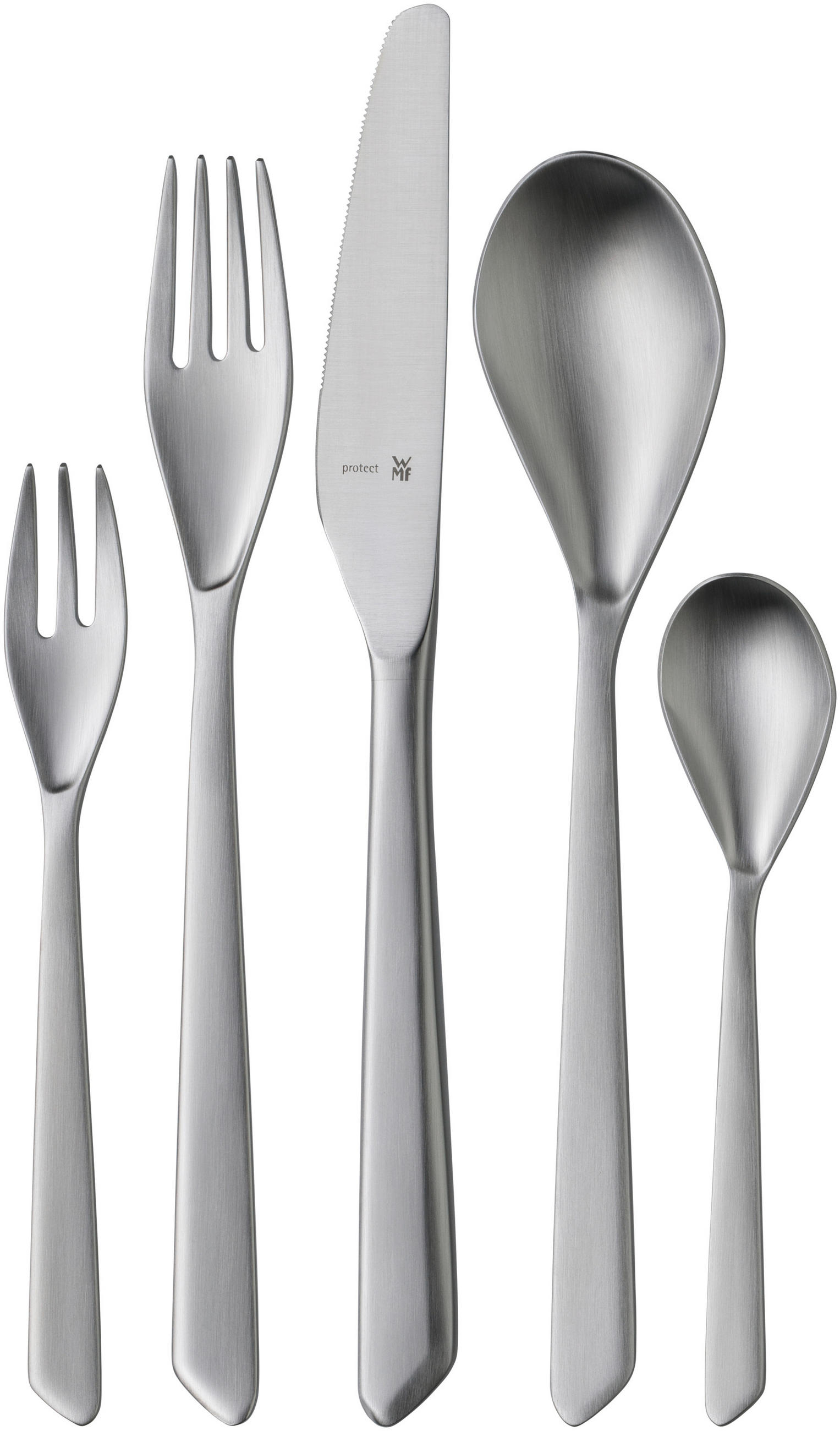 BESTECKSET  30-teilig  - Grau, Basics, Metall (43/26,5/55cm) - WMF