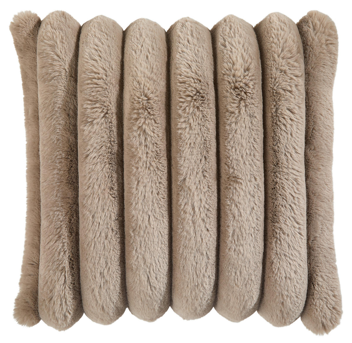 POTAH NA POLŠTÁŘ Z KOŽEŠINY  48/48 cm - textil (48/48cm) - Novel