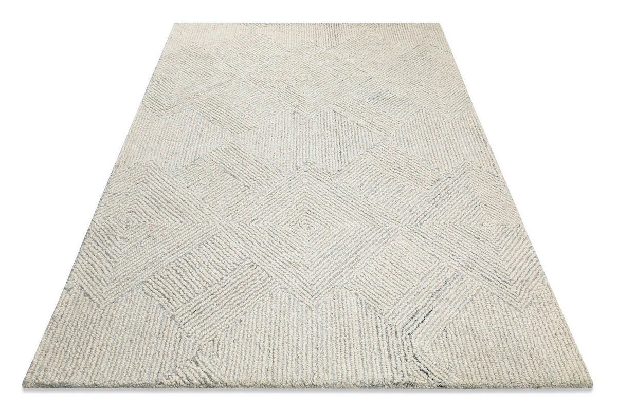 WEBTEPPICH Wohnzimmer 300/400 cm Hamptons Thirtythree Elfenbein rechteckig  - Elfenbein, Design, Textil (300/400cm) - WECON HOME
