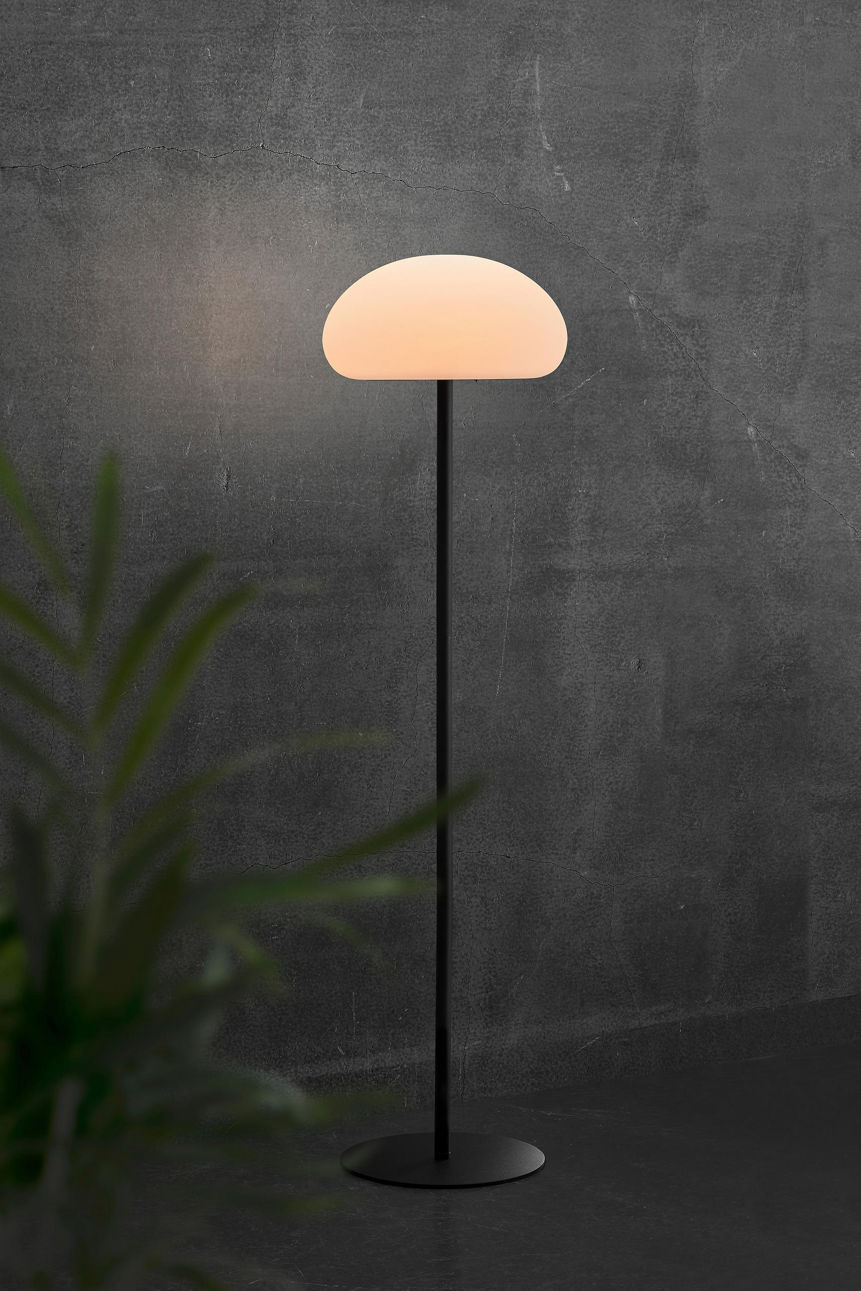 LED-STEHLEUCHTE 34/126 cm   - Schwarz/Weiß, Design, Kunststoff/Metall (34/126cm) - Nordlux