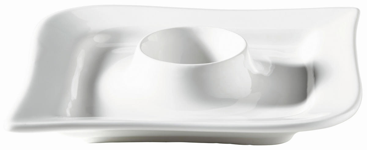 EIERBECHER Melodie Keramik  - Weiss, Design, Keramik (13/13/2cm) - Ritzenhoff Breker