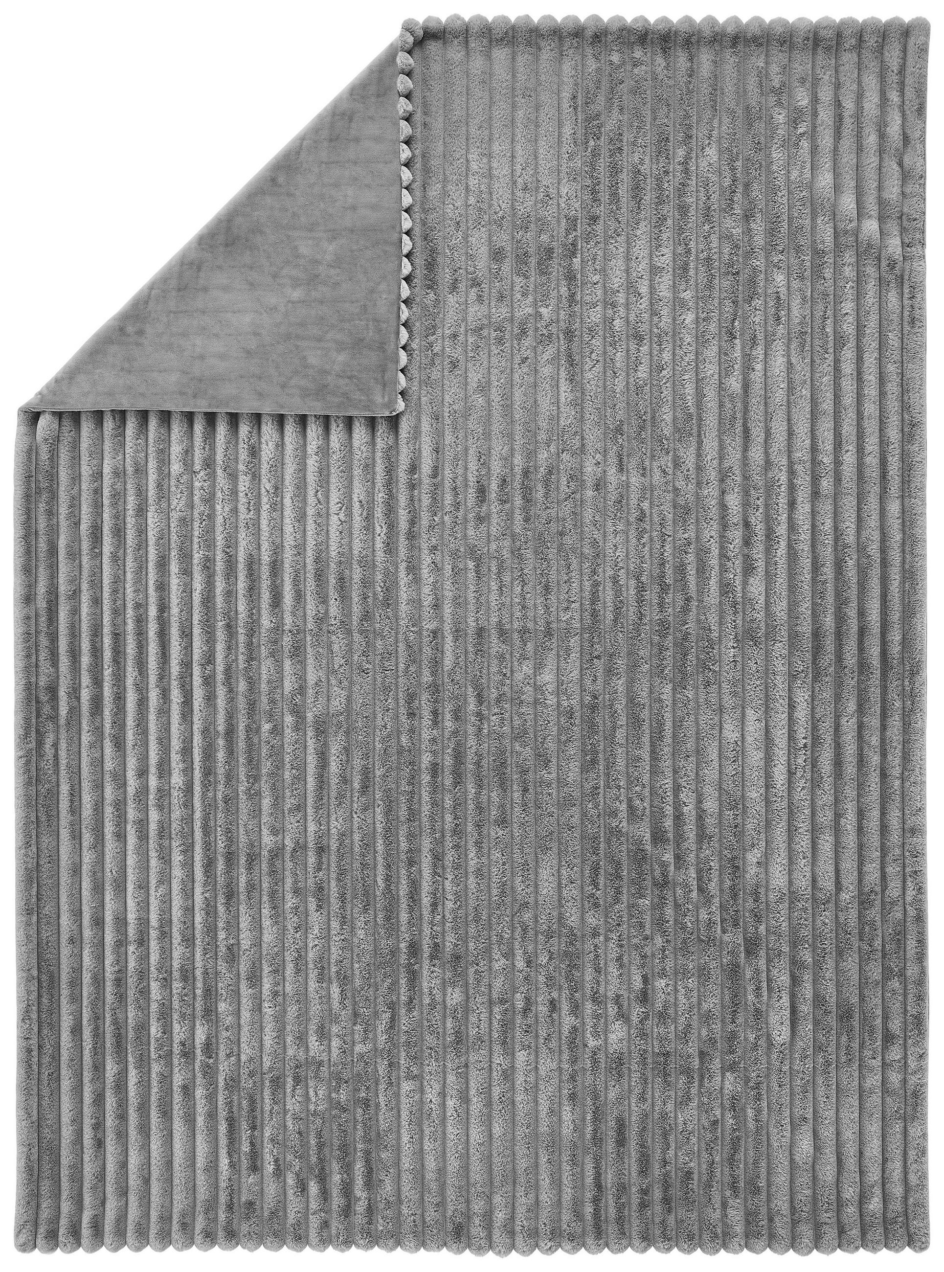 DEKA KRZNENA 150/200 cm ZUZANA - antracit, Konvencionalno, tekstil (150/200cm) - Novel