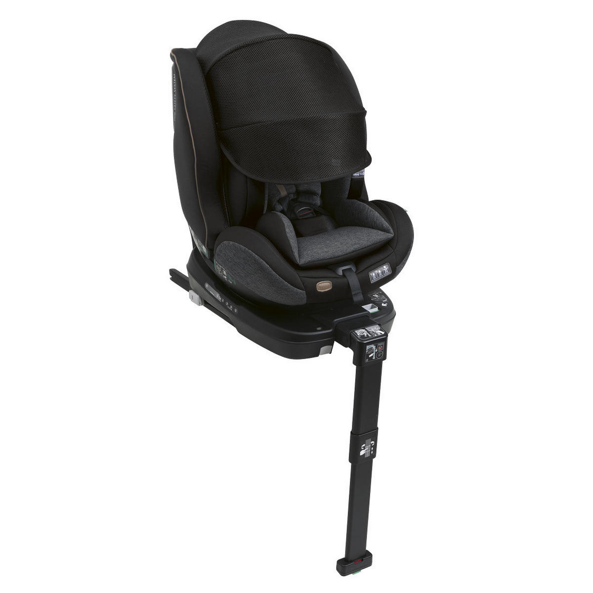 KINDERAUTOSITZ SEAT3FIT IS AIR  - Schwarz, Basics (49/44/61cm) - Chicco