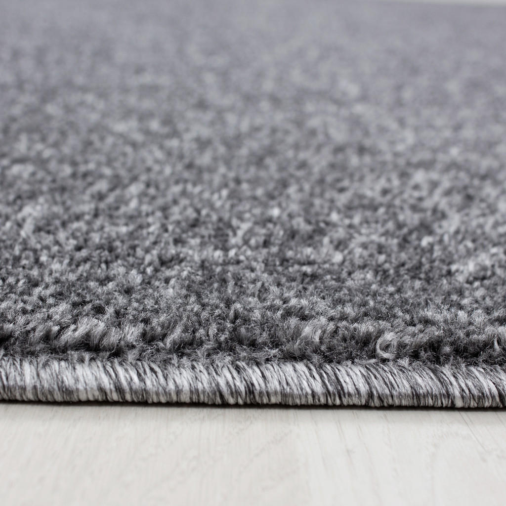 Thumbnail - Novel Hochflorteppich Ata grau, Grau, Textil, Uni, rechteckig, 240x340 cm, Oeko-Tex® Standard 100, für Fußbodenheizung g...