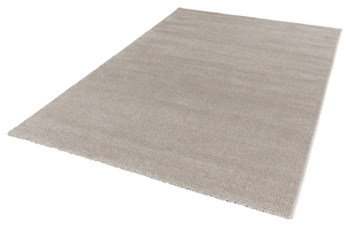 HOCHFLORTEPPICH 133/190 cm Pure  - Beige, Konventionell, Textil (133/190cm) - Schöner Wohnen
