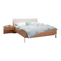 BETTANLAGE 180/200 cm  in Eichefarben, Champagner   - Champagner/Eichefarben, KONVENTIONELL, Holz/Holzwerkstoff (180/200cm) - Dieter Knoll