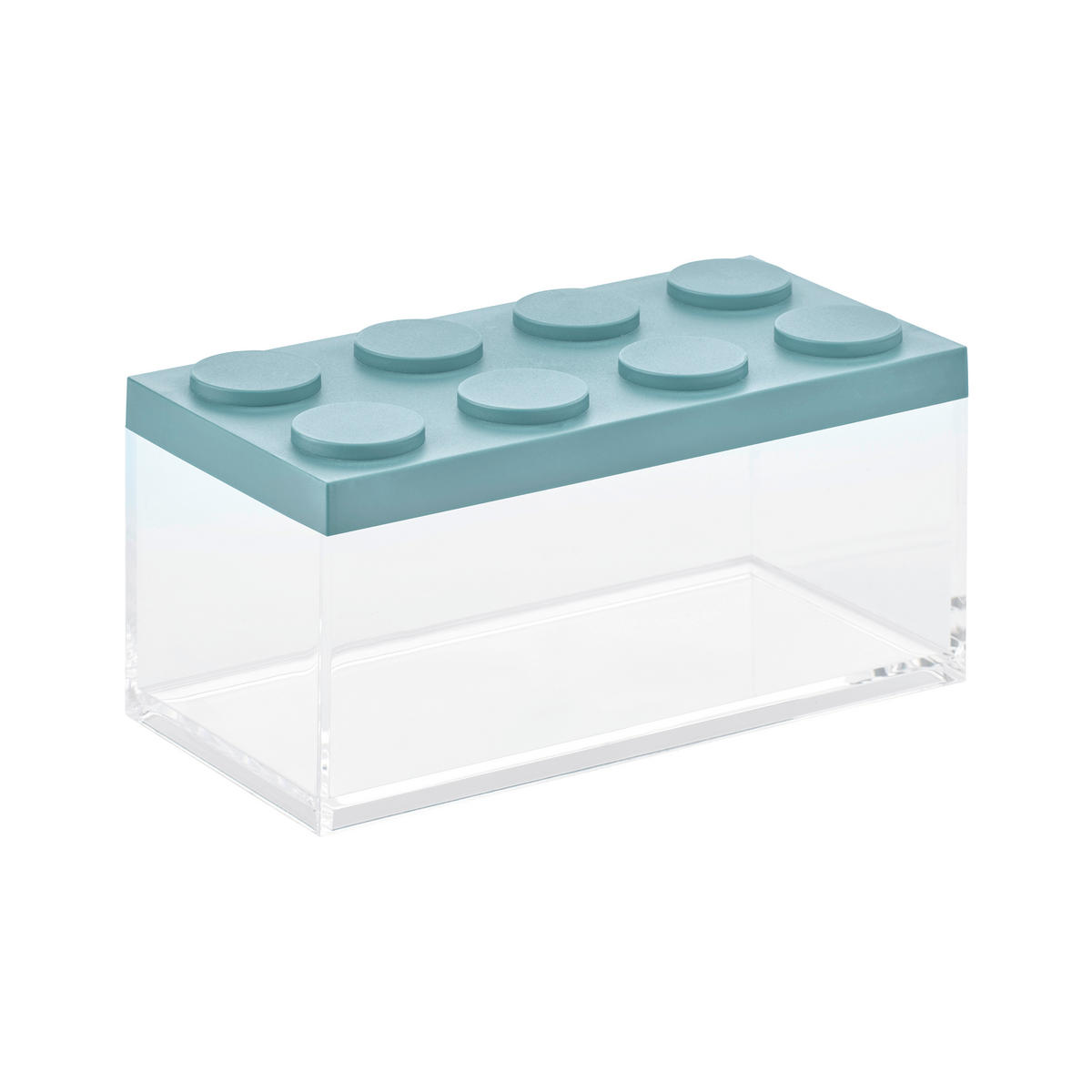VORRATSDOSE 1,5 L  - Blau/Transparent, Kunststoff (10/20/10,5cm)