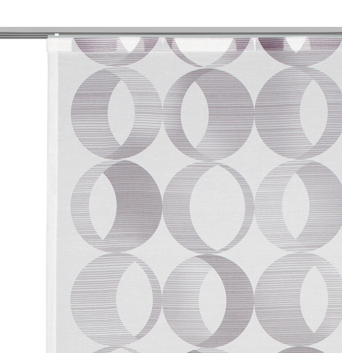 FLÄCHENVORHANG   halbtransparent  60/245 cm   - Silberfarben, LIFESTYLE, Textil (60/245cm) - Novel