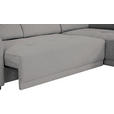 ECKSOFA Dunkelgrau Struktur  - Dunkelgrau/Schwarz, Design, Kunststoff/Textil (284/205cm) - Xora