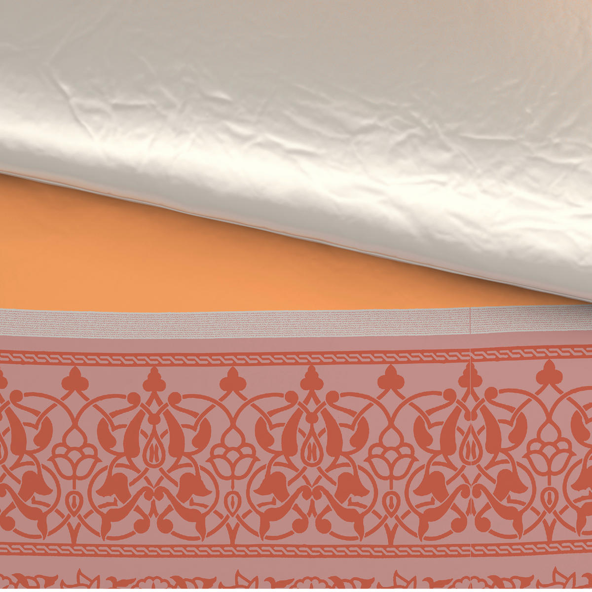 POSTELJNINA Neva 140/200 cm saten rdeča  - rdeča, Konvencionalno, tekstil (140/200cm) - Bio:Vio