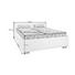 POLSTERBETT 180/220 cm - Beige/Silberfarben, KONVENTIONELL, Leder/Holz (180/220cm) - ADA AUSTRIA
