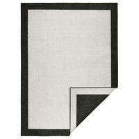 OUTDOORTEPPICH für Terrasse und Balkon 200/290 cm Twin Creme, Schwarz  - Creme/Schwarz, Design, Kunststoff (200/290cm) - Hanse Home