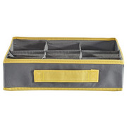 SCHUBLADENBOX Textil Grau - Grau, Textil (30/8/30cm)