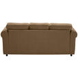 3-SITZER-SOFA  in Chenille Goldbraun  - Goldbraun/Schwarz, KONVENTIONELL, Kunststoff/Textil (226/88/86cm) - Carryhome