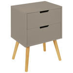 NACHTSCHRANK 40/60/30 cm Kiefer massiv  - Kaschmir/Naturfarben, Design, Holz/Holzwerkstoff (40/60/30cm) - Xora