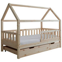HAUSBETT 80/160 cm Naturfarben  - Naturfarben, Modern, Holz (80/160cm) - MID.YOU