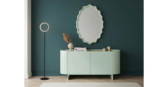 SIDEBOARD 160/75/45 cm  - Eichefarben/Grün, Design, Holz/Holzwerkstoff (160/75/45cm) - Novel