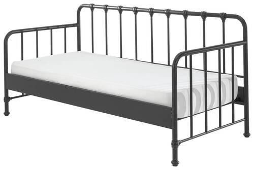 KINDER-/JUNIORBETT 90/200 cm  in Schwarz  - Schwarz, MODERN, Holz/Metall (90/200cm) - MID.YOU