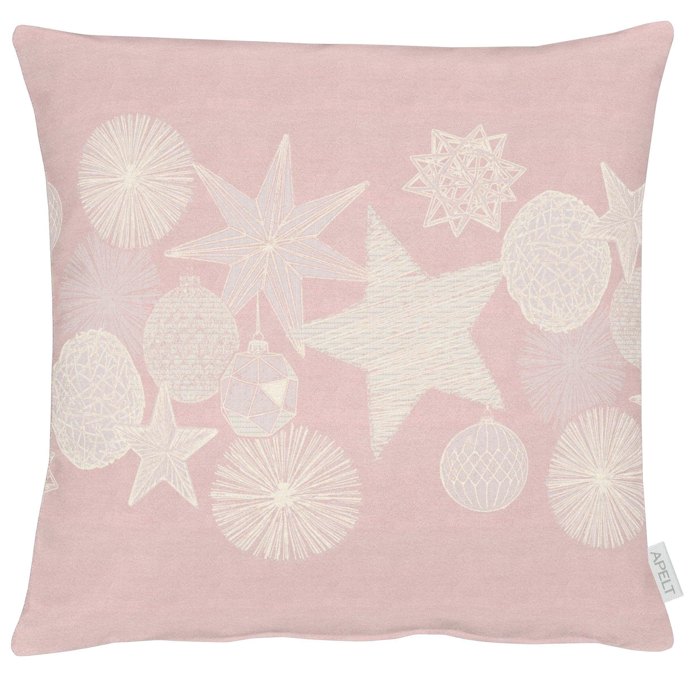 KISSENHÜLLE Christmas Glam  - Rosa, Basics, Textil (49x49cm) - X-Mas