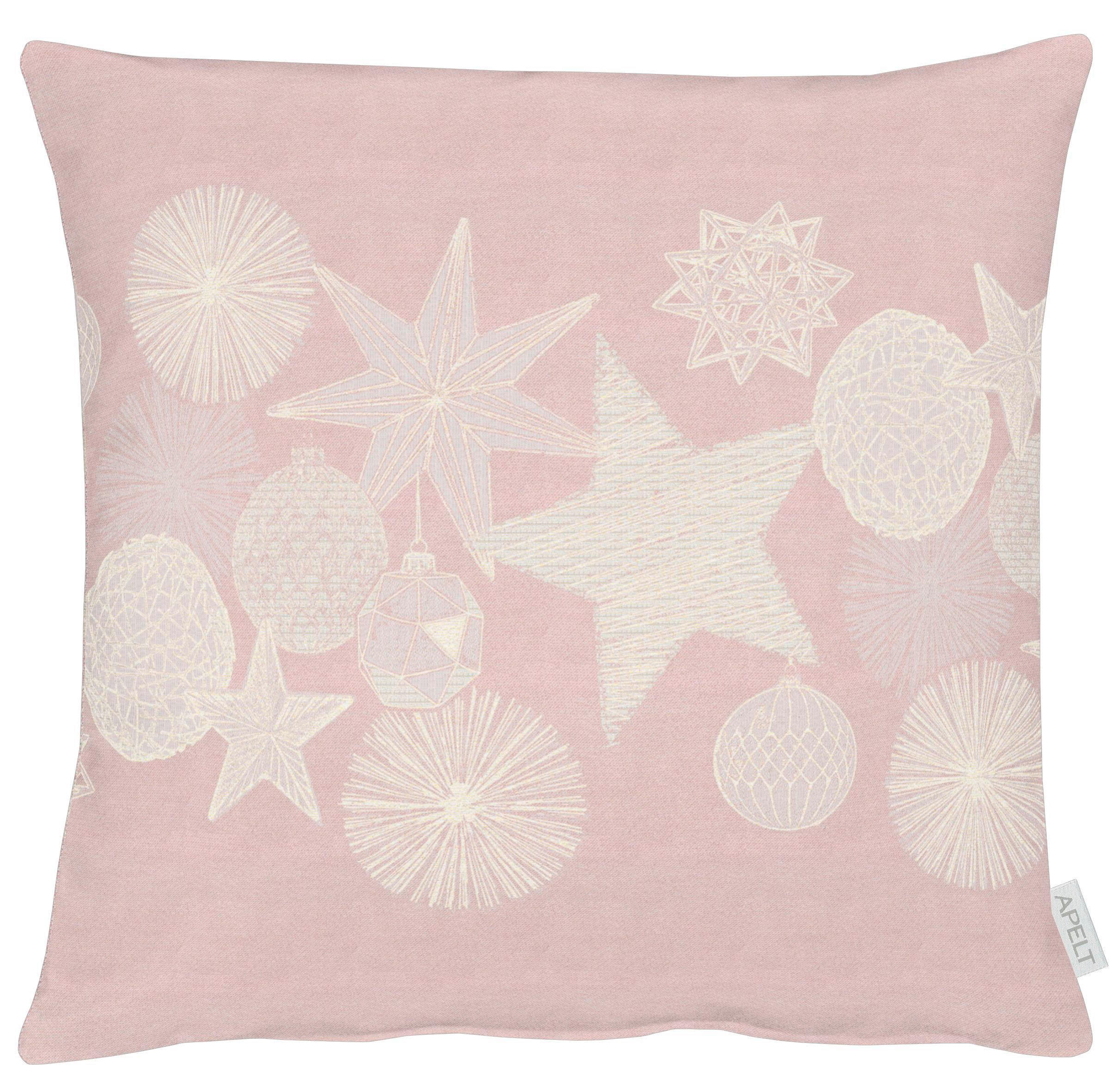 KISSENHÜLLE Christmas Glam - Rosa, Basics, Textil (49x49cm) - X-Mas