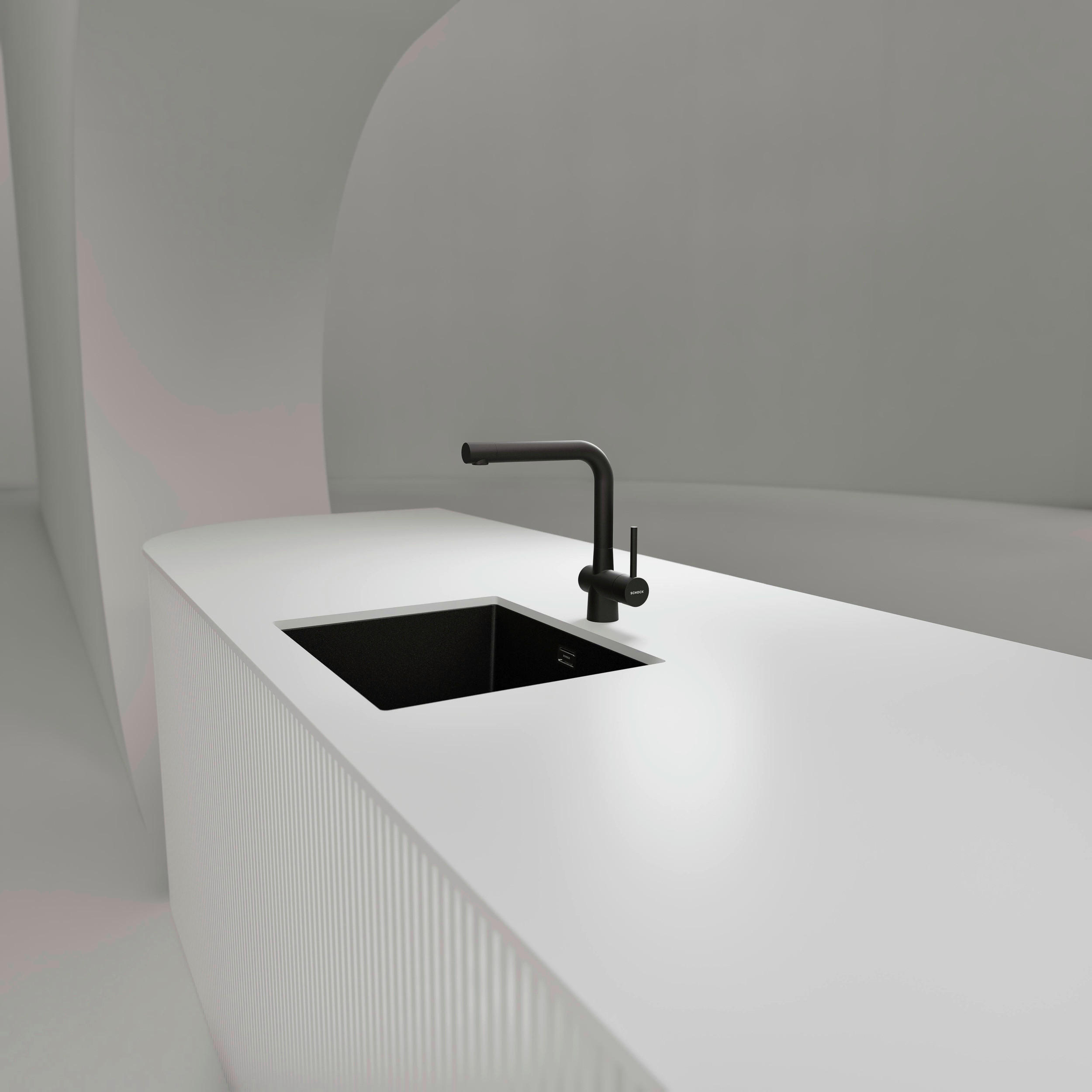 KÜCHENARMATUR 517000STO  - Grau, Basics, Stein (5,1/28,5/21,5cm) - Schock