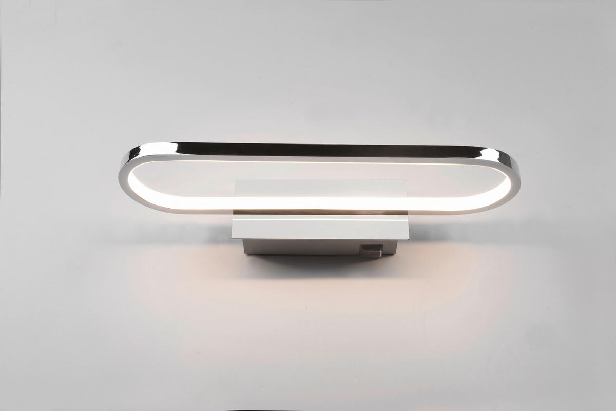 VÄGGLAMPA FÖR BADRUM Gianni 40/14,8/7,5 cm   - kromfärg, Basics, metall (40/14,8/7,5cm) - Trio Leuchten