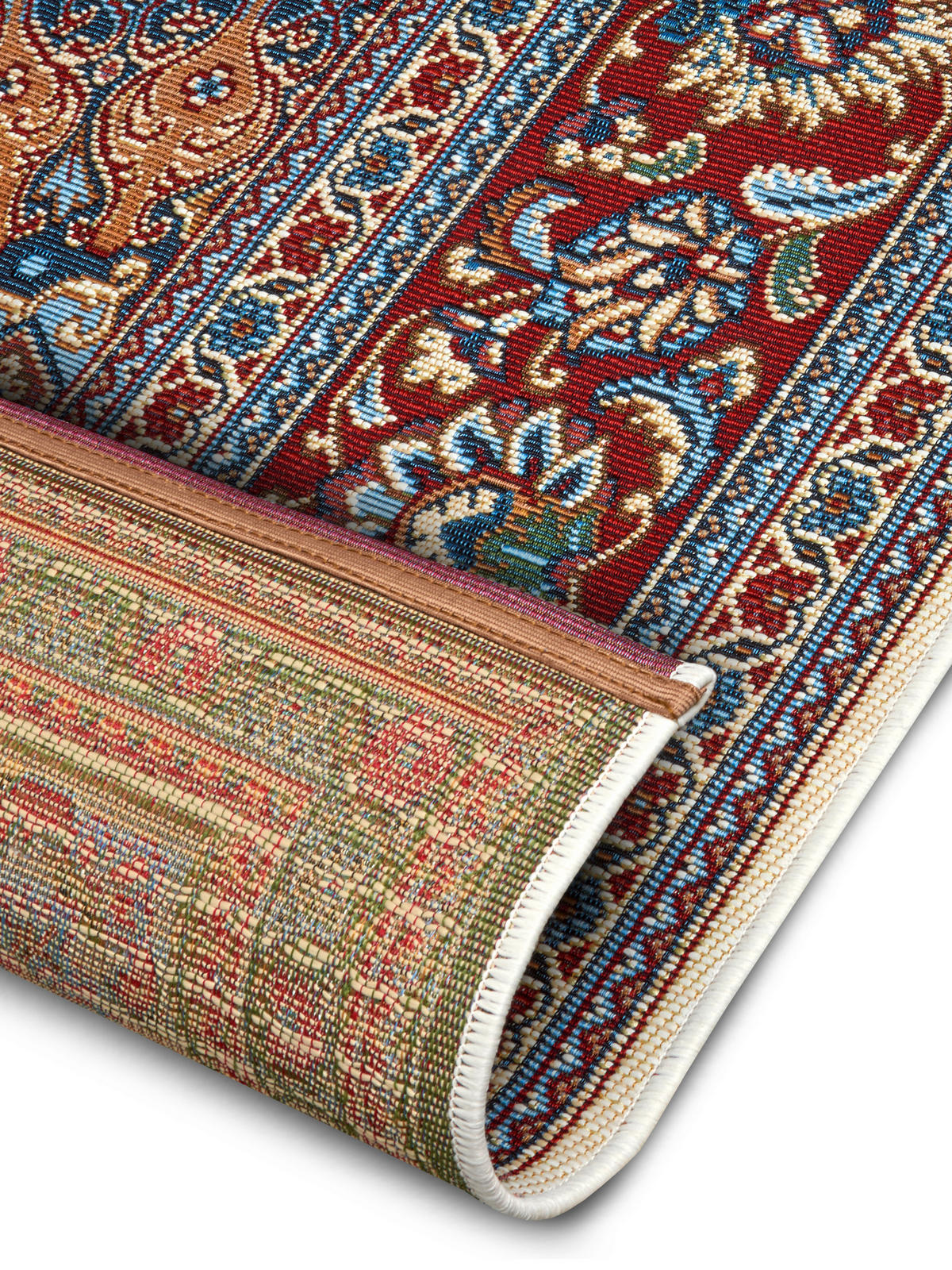 OUTDOORTEPPICH 240/340 cm Flair Creme, Rot  - Rot/Creme, Design, Kunststoff (240/340cm)