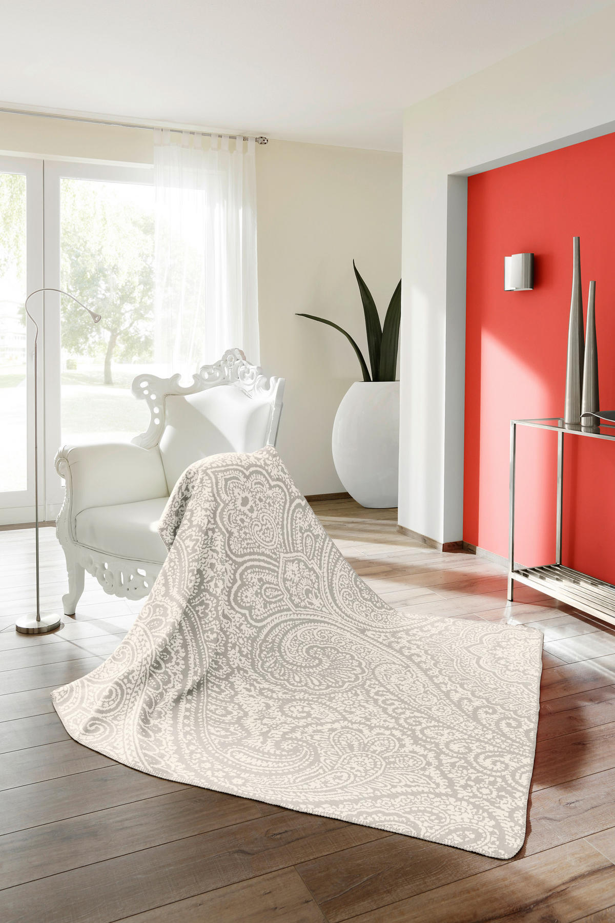 DECKE Essentials 2026 150/200 cm  - Multicolor, Basics, Kunststoff/Textil (150/200cm)