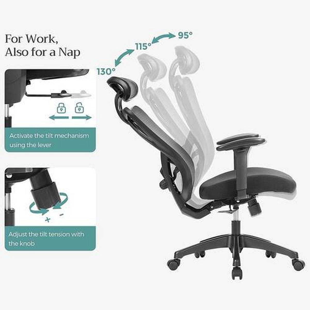 DREHSTUHL  in Schwarz  - Schwarz, Basics, Kunststoff/Metall (68/114-123,5/66cm) - Boxxx