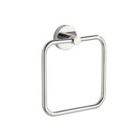 HANDTUCHHALTER Edelstahlfarben  - Edelstahlfarben, Basics, Metall (16/18/5cm) - Wenko