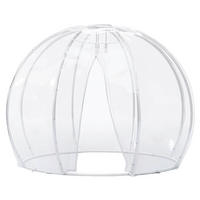 PAVILLON 303/230/303 cm Aluminium  - Transparent/Silberfarben, Basics, Kunststoff/Metall (303/230/303cm)