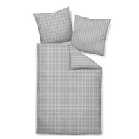 WENDEBETTWÄSCHE Giulietta Makosatin 135/200 cm  - Weiß/Grau, Design, Textil (135/200cm) - Janine
